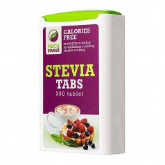 Natusweet Stevia tablety v zásobníku 300 tbl. 18 g