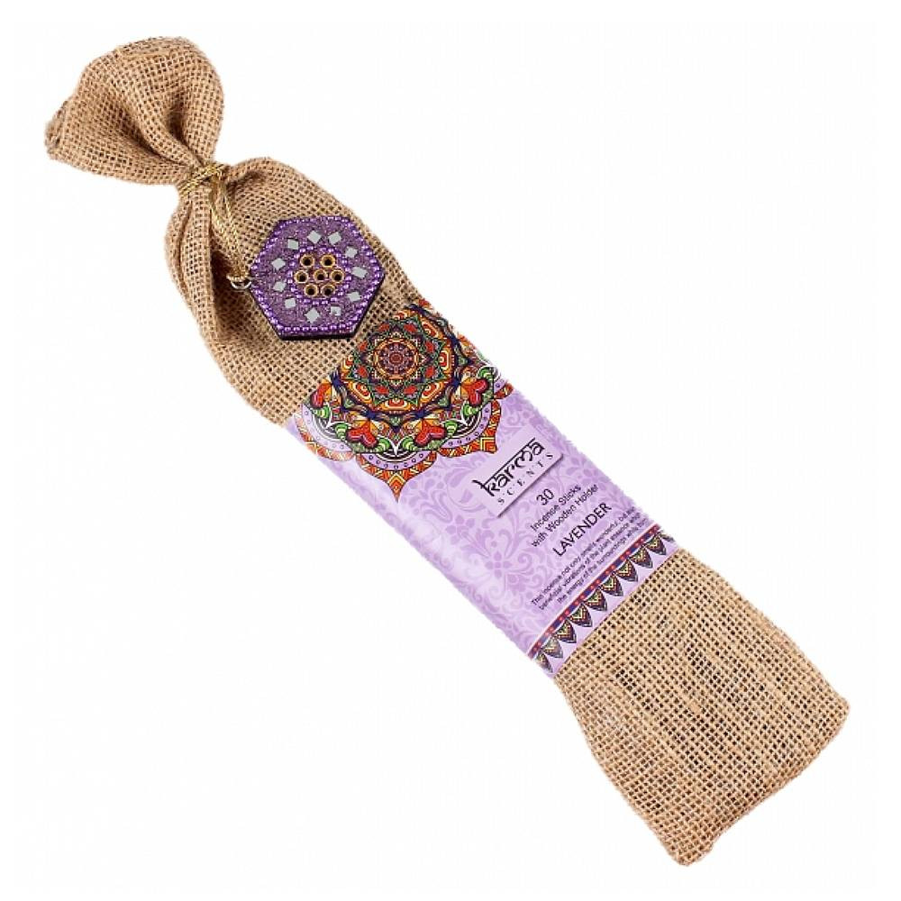 Vonné Tyčinky KARMA SCENTS - LAVENDER - dárkové balení